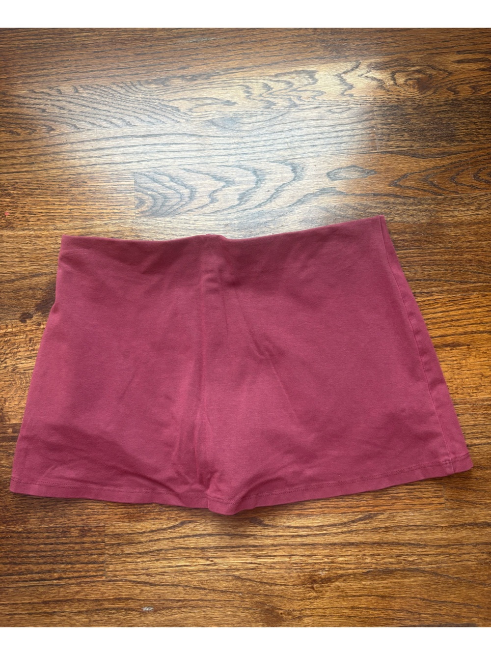 American Eagle Outfitters it knit micro Mini Skort burgundy small NWT - Picture 5 of 7